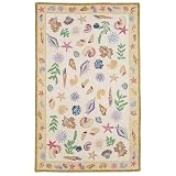 828 Area Rugs: Accents CCL31 Sea Shells Rug: 5'X8' Rectangle by 