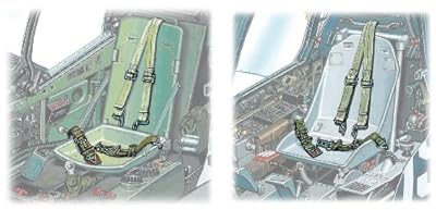  1/32 ナノ・アヴィエーションシリーズ WWII 米軍機用シートベルト NH4