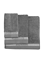 Javier Larráinzar Juego Toallas 3 Piezas Flamenco (Acero)