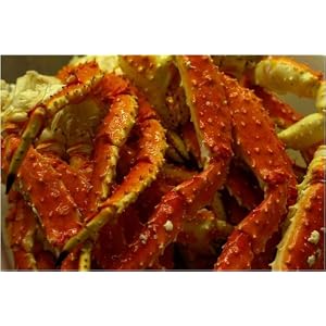 King Crab Legs X-JUMBO (10 LBS) by www.GiovannisFish.com