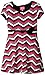Pinky Pink Little Girls' Chevron Skater Dress