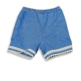 Mulberribush - Infant Girls Denim Short, Blue