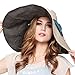 Maitose™ Women's UV Sun Protection Beach Wide Brim Fishing Hat Beige