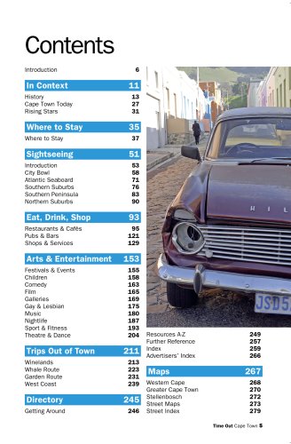 "Time Out" Cape Town, Winelands and the Garden Route