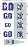 Sacramento Kings Animated 3-D Auto Spin-Flags