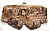 Chilli Pepper Sweet Bow Small Clutch Bag, Brown.