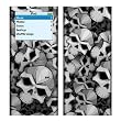 Bones Design Decal Skin Sticker for Apple iPod nano 2G (2nd Generation) 2GB/ 4GB/ 8GB Player