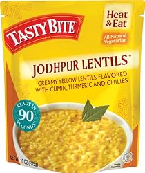 Tasty Bite Jodhpur Lentils Entree, Heat & Eat, 10-Ounce Pouches (Pack of 6)