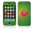 Strawberry Love Decorative Skin Cover Decal Sticker for Apple 2G iPhone (1st Gen)