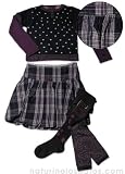 Catimini Adjust. Waist Bubble Skirt & Angora Top