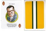 Vince Lombardi Green Bay Packers RARE Football/Playing Card