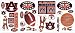 RoomMates RMK1221SCS University of Auburn Peel & Stick Wall Decals image 1