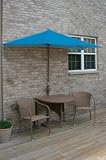 Adena 36in Coffee Wicker 7.5ft Olefin Set Blue