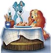 Lady and the Tramp Life-Size Standup Poster