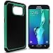 Galaxy S7 Edge Case, CoverON [HexaGuard Series] Shock Absorbing Dual Layer Hybrid Protective Armor Cover Phone Case for Samsung Galaxy S7 Edge - Teal