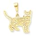 bengal20  - 14k Bengal Cat Pendant