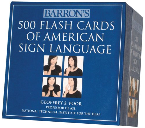 Barrons 500 Flash Cards of American Sign Language