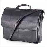 Clava Leather Vachetta Mini Porthole Handbag in Black 9980 - black
