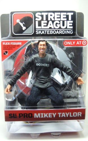 Street League Skateboarding - 6 inch Mikey Taylor (black) +DVD