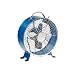 Deco Breeze Colored Retro Metal Box Fan, Sapphire