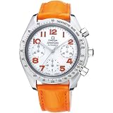 OMEGA (オメガ) 腕時計 スピードマスター ホワイトシェル/オレンジアラビア 3834.78.38 [並行輸入品] レディース