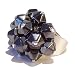 The Black Cat Jewellery Store-Hematite Cluster Ring - Adjustable