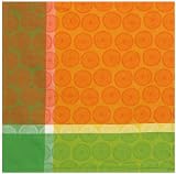 woven outdoor furniture:Durable Woven Jacquard 100% Cotton Dandelion Orange Tablecloth 60x60 Inches