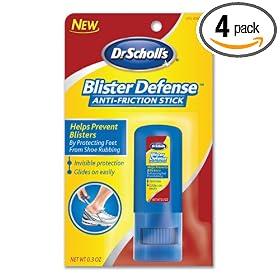 Click here to buy Dr. Scholl's Blister Defense Stick, 0.3-Ounce Stick (Pack of 4) by Dr. Scholl's.