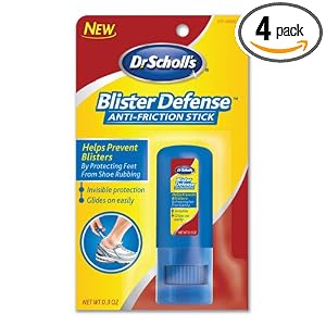 Dr. Scholl's Blister Defense Stick, 0.3-Ounce Stick (Pack of 4) by Dr. Scholl's