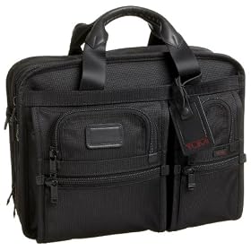 Tumi Alpha Expandable Organizer Computer Brief 26141