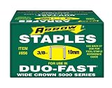 Arrow Fastener 856 Duo-Fast 5000 Series 3/8-Inch Staples, 5,000-Pack