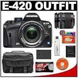 Olympus Evolt E-420 Digital SLR Camera with 14-42mm f/3.5-5.6 Lens + Olympus Zuiko 40-150mm Lens + 16GB Card + BLS-1 Battery + Cameta Bonus Accessory Kit