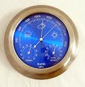 Hanging Weather Station; Barometer, Hygrometer and Thermometer. 9 inch