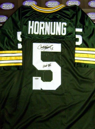 Paul Hornung autographed Football Jersey (Green Bay Packers) inscribed HOF 86 - Autographed NFL Jerseys