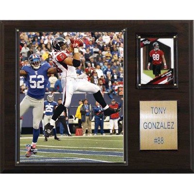 NFL Atlanta Falcons Tony Gonzalez Player Plaque