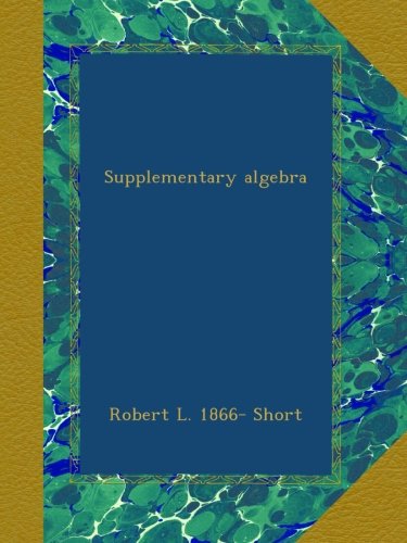 supplementary algebra