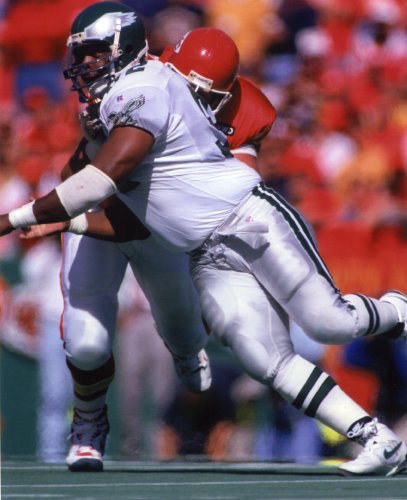 REGGIE WHITE PHILADELPHIA EAGLES 8X10 SPORTS ACTION PHOTO (A)