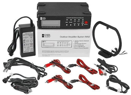 OSD Audio MA2 Marine Amplifier Outdoor Receiver Stereo Amp