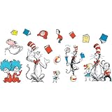 Cat in the Hat(TM) Large Characters Bulletin Board Set - 15 Pieces Ranging From 4