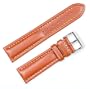 Breitling Style Oil Tanned Leather Watchband Havana 22mm Watch band - by deBeer