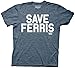 Ripple Junction Ferris Adult T-Shirt (Large, Navy)