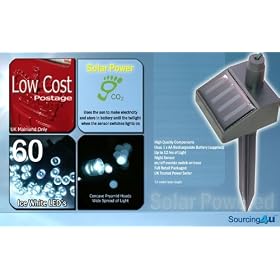 SuperLED Solar 60 White LED Light String