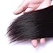 A&J (TM) 1pcs Brazilian Virgin Hair Straight, 6A Human Hair Extensions, 10 inches to 30inches(Natural Color)
