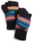 Isotoner Women's Hip Fairisle Knit Glove,Black,One Size