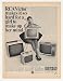 1965 RCA Modernette Gamin Sweet 16 Townsman TV Girl Print Ad