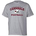 Reebok Arizona Cardinals Ash Stacked Helmet T-shirt