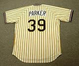 DAVE PARKER Pittsburgh Pirates 1978 Majestic Cooperstown Throwback Home Baseball Jersey, LARGE