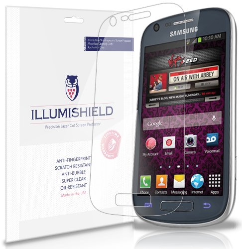 iLLumiShield - Samsung Galaxy Ring Screen Protector Japanese Ultra Clear HD Film with Anti-Bubble and Anti-Fingerprint - High Quality (Invisible) LCD Shield - Lifetime Replacement Warranty - [3-Pack] OEM / Retail Packaging