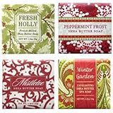 Christmas Holiday Soap Sampler - Boxed Set of 4 Assorted Scents