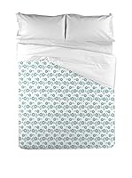 FLAMENCO Juego De Funda Nórdica (Verde Agua)